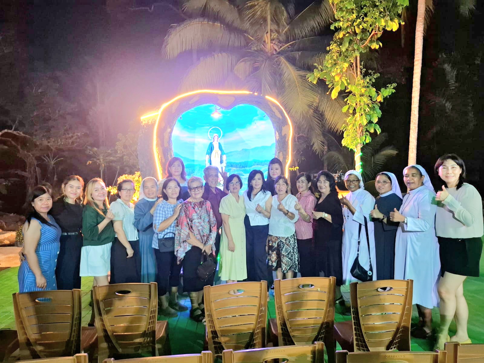 Peresmian Gua Maria Bapak Effendi Mart