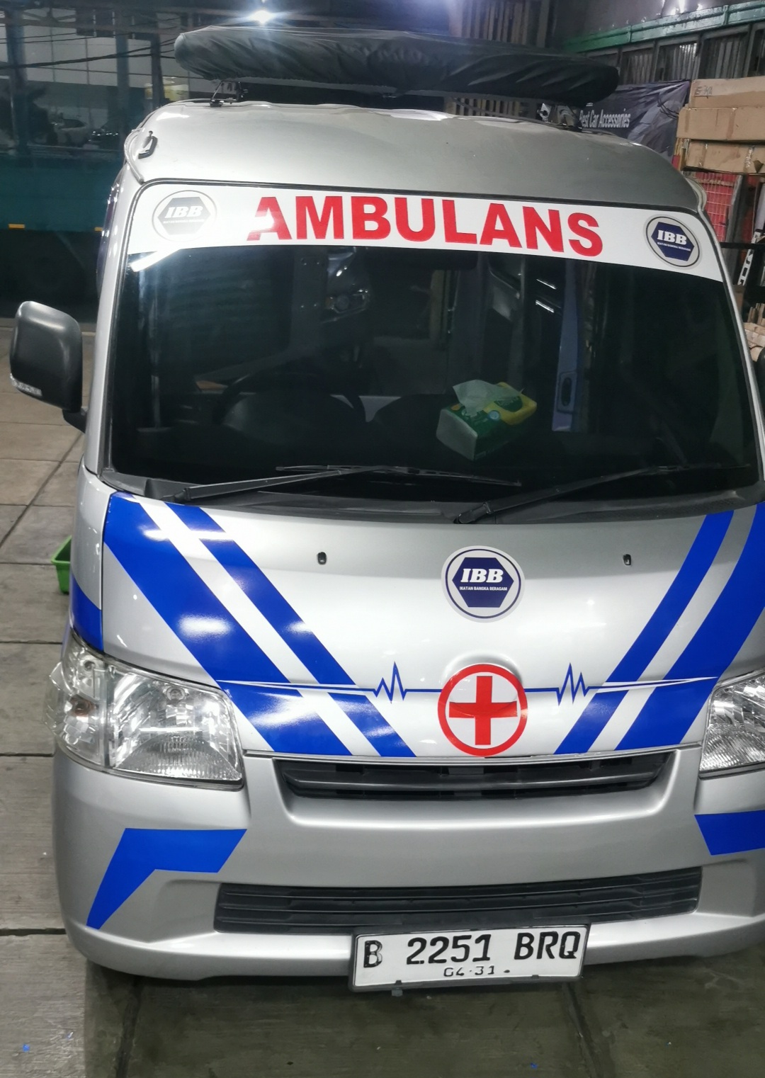 KABAR GEMBIRA!!!  AMBULANS IBB AKHIRNYA TIBA DI PANGKALPINANG, BANGKA